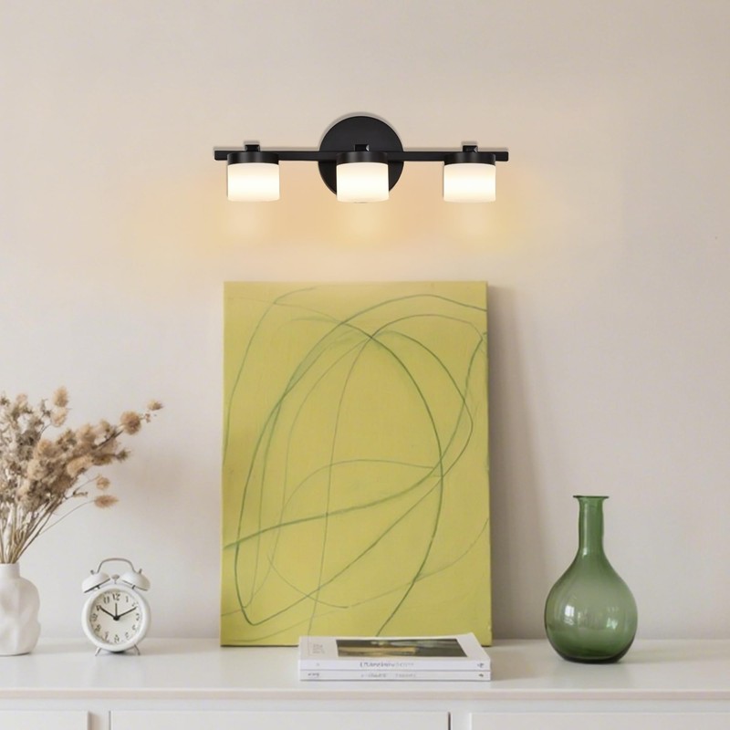 Antique House Modern LED Bathroom Vanity Light Fixture – 3-Light