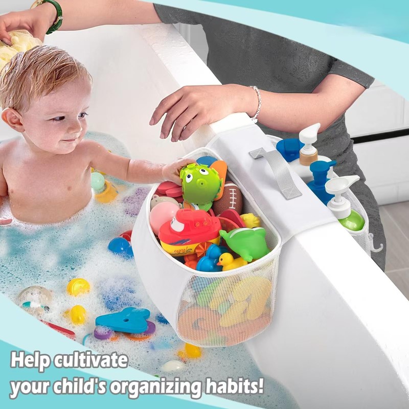 Bath Toy Storage, Bath Toy Hanging Organiser Bag, Bath Toy