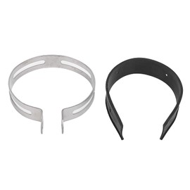 Akozon Exhaust Clamp Exhaust Pipe Clamp Fixed Ring Universal Stainless Steel Motorcycle Exhaust Clamp Pipe Holder Clamp Fixed Ring Hose Clamp Pipe Clamp for Most Motorcycles