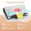 Ergonomic Memory Foam Neck Pillow Contour Side Sleepers Grey