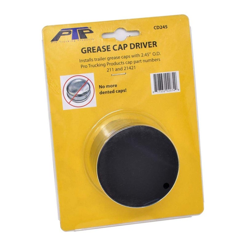 Pro Trucking Products Trailer Axle Dust/Grease Cap Installation Kit, 3