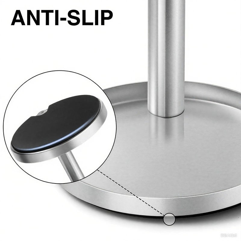 Stainless Toothbrush Holder Stand for Bathroom: Stainless Steel Ventilated Organizer