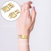 Magnetic Jewelry Clasps, 2 Pcs Gold Layered Necklace Clasps for
