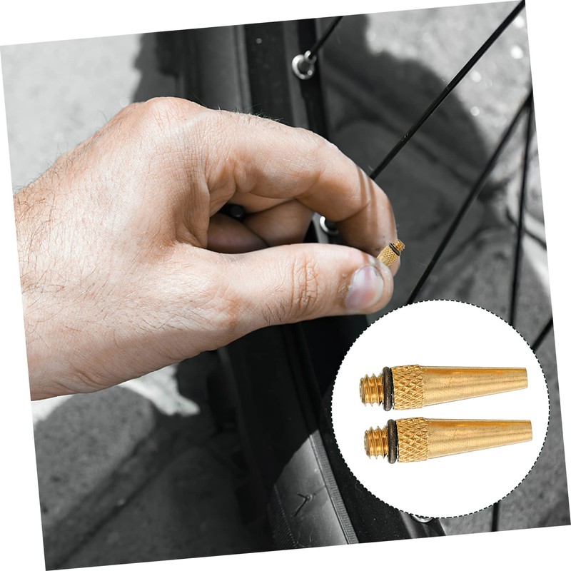Mipcase 1 Set Bicycle Valve Adapter Set Durable Inflation Connectors