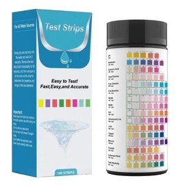 1616 개의 식수 키트 고감도 스트립은 경도를 감지 [01 100strips per bottle] 1616 Water Testing Kit High Sensitivity Strips Detect Hardness [01 100 strips per bottle]