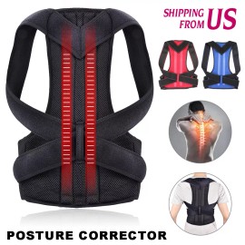 Adjustable Posture Corrector Back Support Shoulder Brace Belt for Men Women