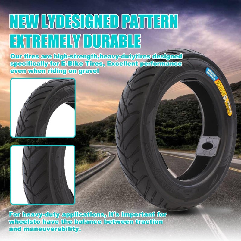 2.50-10 Bike Tires Foldable 14x2.50(64-254) Tubeless Tire