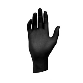 Semperguard Nitrile Disposable Gloves Style, s, Black