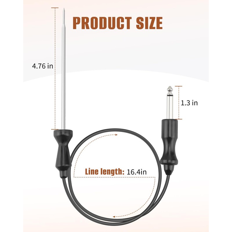 ULXIOM 00755060 Oven Meat Probe Fits for Wolf Temperature Thermometer