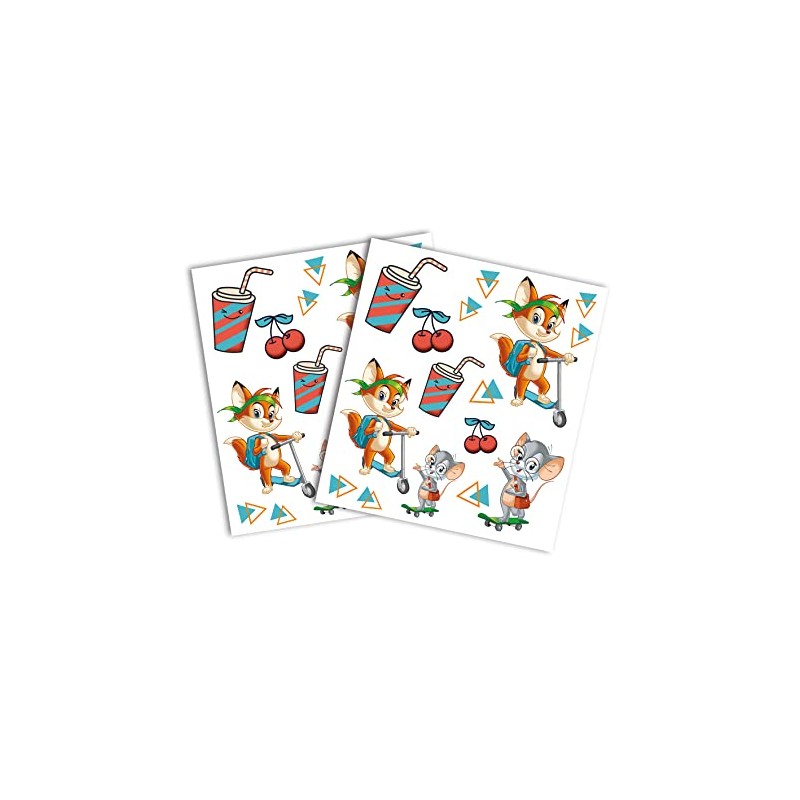 ROTH Fredo & Fitzi Children's Tattoos - 2 Sheets per