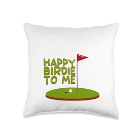 Happy Birdie To Me. Throw Pillow