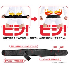 La-VIE 3B-3740 M Pelvic Double Tightening Support, Size M, Manufacturer Genuine Product