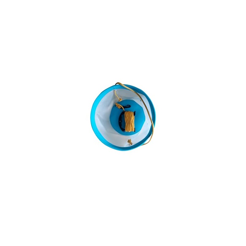 Collapsible Fishing water Bucket with 5m Detachable Cord