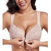 DotVol Women's Large Sizes Bra Full Cup Unpadded U-Back Bra