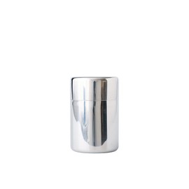Aoyoshi CASUAL Product 019722 Stainless Steel Tea Canister, 5.3 oz (150 g), Silver Tea Canister, Tea Canner, Storage Container, Canister, Teaware