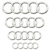 Maydahui 20PCS Spring O Ring Zinc Alloy Spring Clip 4