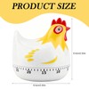 Egg Timers for Boiling Eggs, Kitchen Timer, White Egg Timer