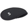 Daiya Golf HC-411 Iron Cover 411, Sold Separately, Black [5]