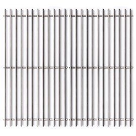 Barbqtime SU304 Stainless Steel 7637 17.5" Grill Grate for Weber Spirit 200 & Spirit II 200 Series Grill with Front Control, Grill Grates Replacement for Weber Spirit E-210, E-220, Spirit S-210, S-220
