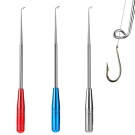 AZWOOD Fishing Unhook, 2024 Upgraded Fishing Hooks, Quick Remover, Pack of 3, Large Size, Stainless Steel Hook Remover, Fishing, Portable Hoe Remover Fishing for Small and Large Fishing Hooks (Large