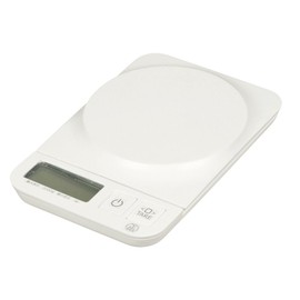 Pearl Metal D-18 Simple Me Digital Kitchen Scale, 4.4 lbs (2.0 kg), White