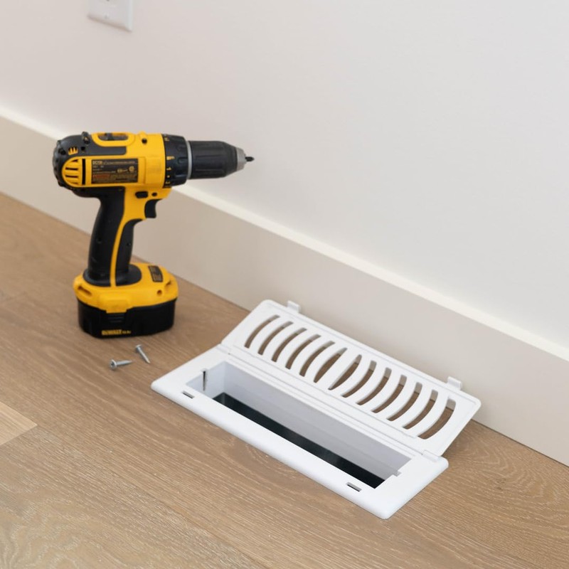 2-Pack Childproof Babyproof Vent Cover for 3"x10" Vent Openings (Grey)