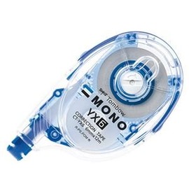 トンボ鉛筆 修正テープ モノYX6 本体 6mm幅×12m 青 CT-YX6 1個 ×15セット