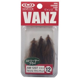 VANFOOK AM-1207 Area Fly Blue Midro #12 Brown Black