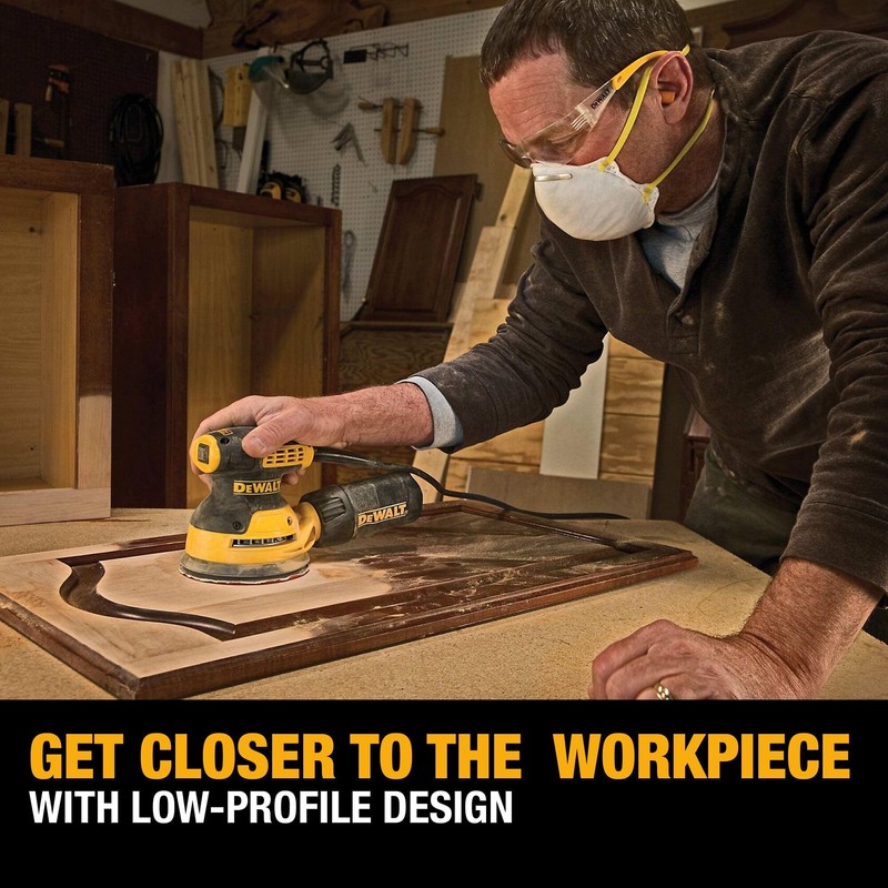DEWALT Orbital Sander, 5 Inch Palm Sander Tool, 12,000 OPM