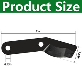 Adnee 2 Pcs SK5 Steel Lopper Replacement Blade-Black Bypass Lopper Blades for Tree Trimming-Replacement Blade Garden Tools Fit for PowerGear2
