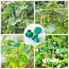 CAKKVDE 36 Pcs Green Rubber Bamboo Cane Toppers - Garden