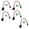 JIAKUPA 32V 16AWG Car Fuse Holder 30A Mini Fuse Adapter