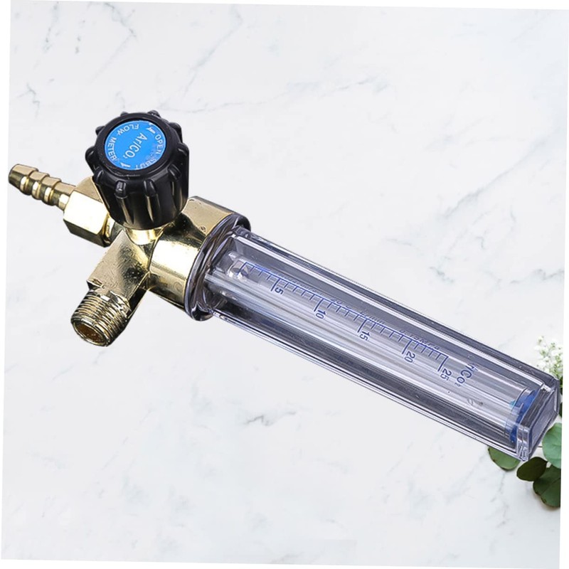 DOITOOL Pressure Reducer Flow Gauge Alloy Flowmeter Argon Co2 Flowmeter