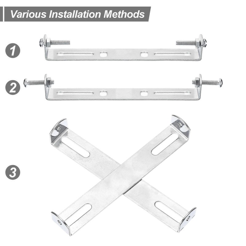 TOP-VIGOR 2Sets Light Fixture Ceiling Bracket, 150x18x16mm Ceiling Light Plate