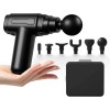 LINGTENG Mini Massage Gun Motor 10 Variable 6 Massage Heads