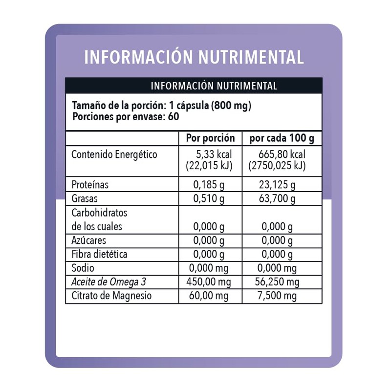 Citrato de Magnesio Duo Pack, Cápsulas de 800 mg, 60