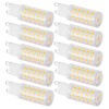 10PCS G9 Base LED Light Bulb 4W 54LED BiPin Bulb