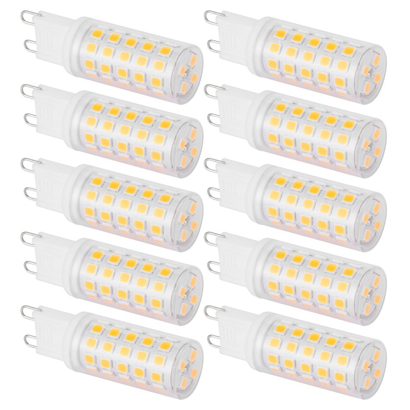 10PCS G9 Base LED Light Bulb 4W 54LED BiPin Bulb