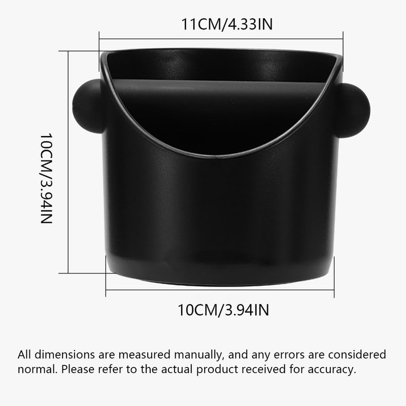 Espresso Coffee Knock Box, ABS Coffee Grounds Knock Box for