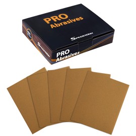 SPEEDWOX 1/4 Sheet Sandpaper, 25 Pack, Premium 240 Grit Sandpaper, Sanding Sheets 5.5" x 4.5" Sandpaper for Wood, Metal, Automotive, Furniture, Woodworking, Clip On