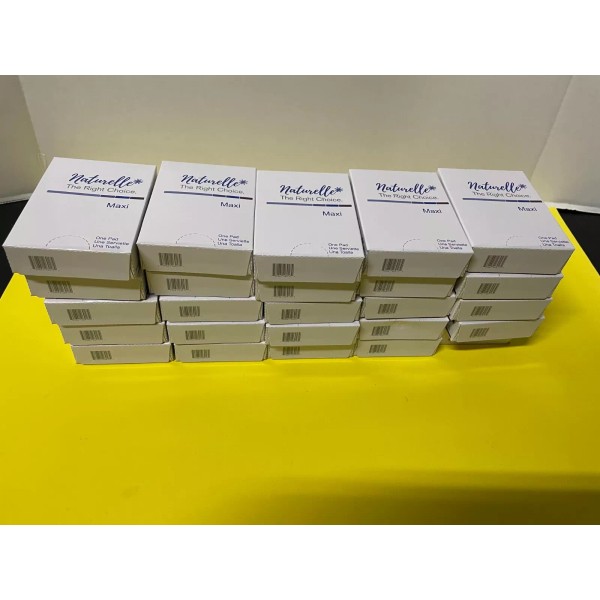 naturelle NEW LOT 25X Naturelle Maxi Pads For Vending Machines,