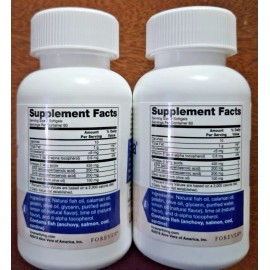 forever Living 2  FOREVER ARCTIC SEA (120 Softgels) for lower Cholesterol  HALAL  Exp. 2028