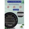 4 Inch Black Soffit Vent Cover, Louanxpert Stainless Steel Round