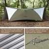 Travel Bird Ultralight Tarp, 14ft Hammock Rain Fly Lightweight Waterproof