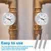 Udbrud Heating Pipe Thermometer, Pack of 3, Pipe Thermometer with