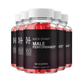 Kickstart 5-Pack Kick Start Gummies for Men – KickStart Performance Gummies - 300 Gummies