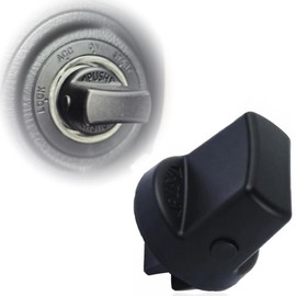 Ignition Key Knob Push Turn Switch & Insert Set for Mazda Keyless Start Ignition Button Replaces D461-66-141A-02 D6Y1-76-142