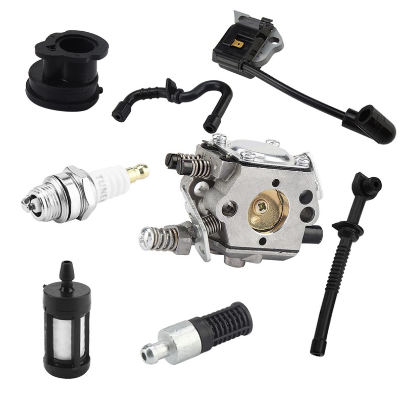 Carburetor,Carburetor Ignition Coil Carb Set for 017 018 MS170 MS180