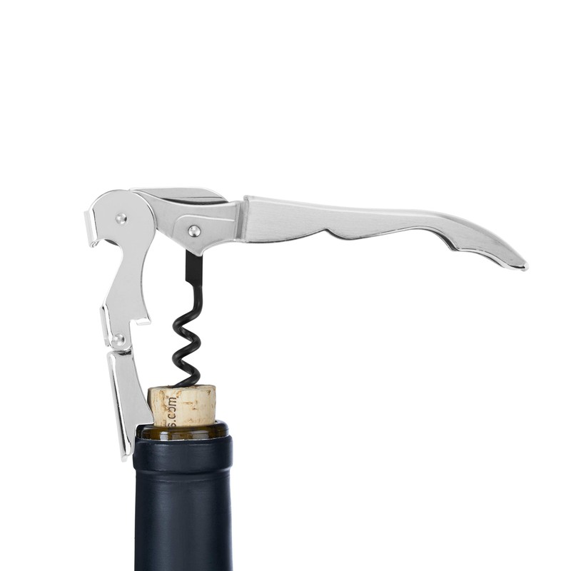Stainless Steel Doubled Hinged Corkscrew