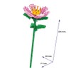 Flower Model for Building with Small Building Blocks Pink Begonia